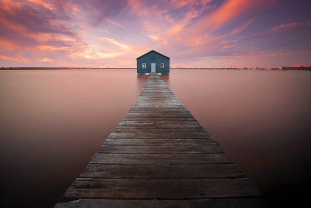 Crawley bay boat shed, Swan river ,Western Australia