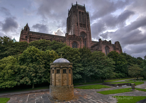 city trees sunset sky church nature cemetery gardens architecture liverpool buildings cathedral religion cloudscape merseyside liverpoolanglicancathedral nikond7100 tokina1116mkll