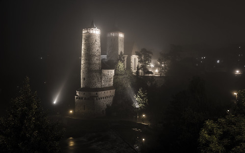 mist misty fog night nebel nacht saxony foggy sachsen altstadt bautzen friedensbrücke wasserkunst