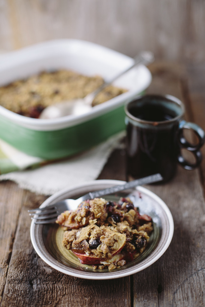 Apple Huckleberry Crisp Recipe