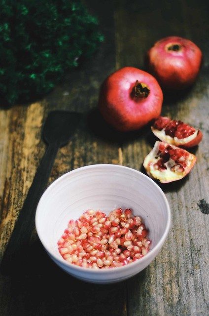 pomegranate chaat salad