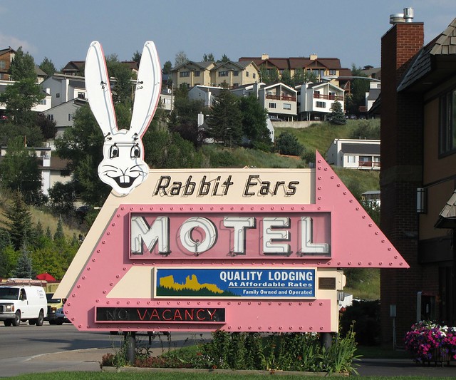 Rabbit Ears Motel - 201 Lincoln Avenue, Steamboat Springs, Colorado U.S.A.