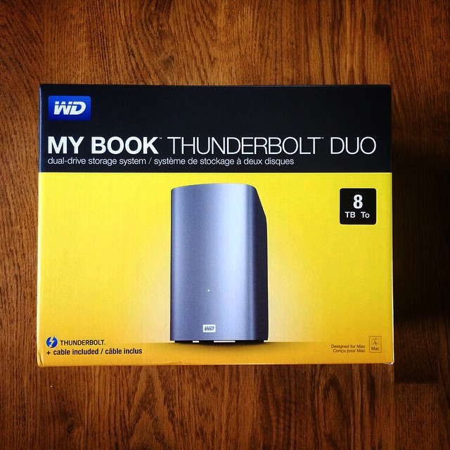 My book thunderbolt duo подключить к виндовс