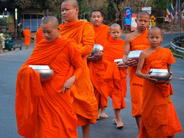 Monks in Chiang Mai, Thailand