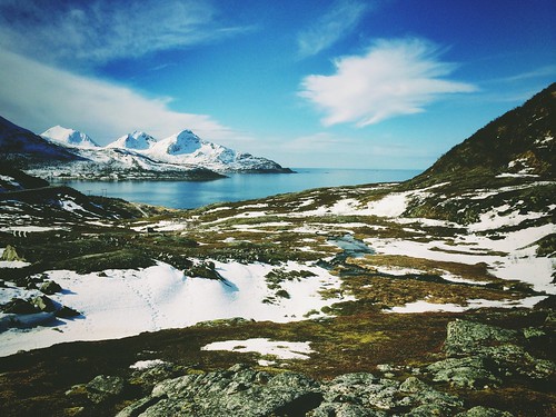winter nature norway arctic tromsø troms grøtfjorden grotfjord