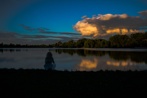 longexposure sunset selfportrait color reflection water canon shadows michigan nd sillouette westmichigan nd30 canonrebelt3i