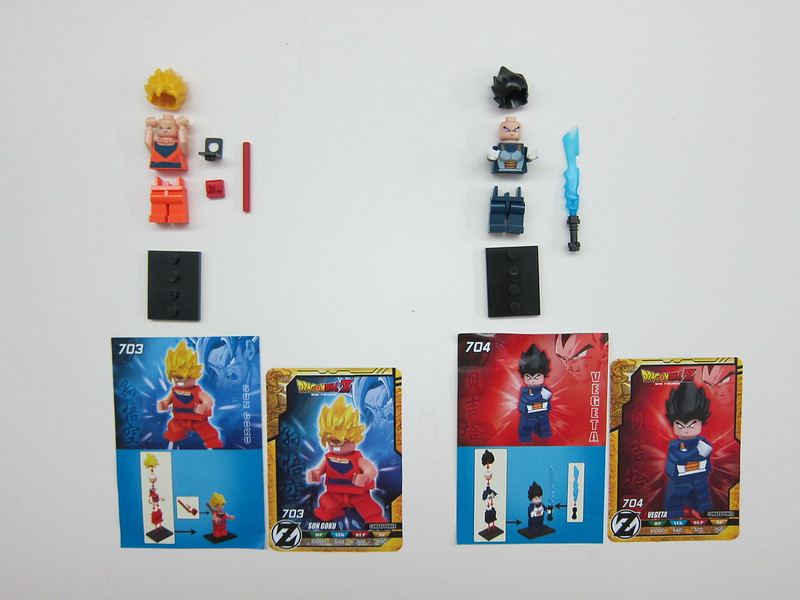 Dragon Ball Z LEGO Compatible Minifigures - Packaging (Goku & Vegeta)