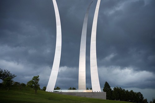 You can't get the photograph, in this case the U.S. Air Force Memorial, if you don't stop and take the picture.
