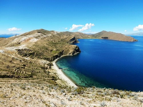 pacoalfonsocom bolivia travel beach titicaca lake isla sol landscape island sun