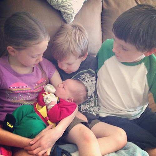 Meeting our sweet new baby cousin, Vash!