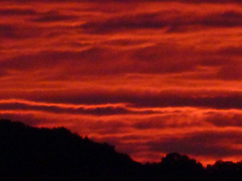 sunset red sky salzburg rot clouds see am europa europe sonnenuntergang himmel wolken mozart fuschl