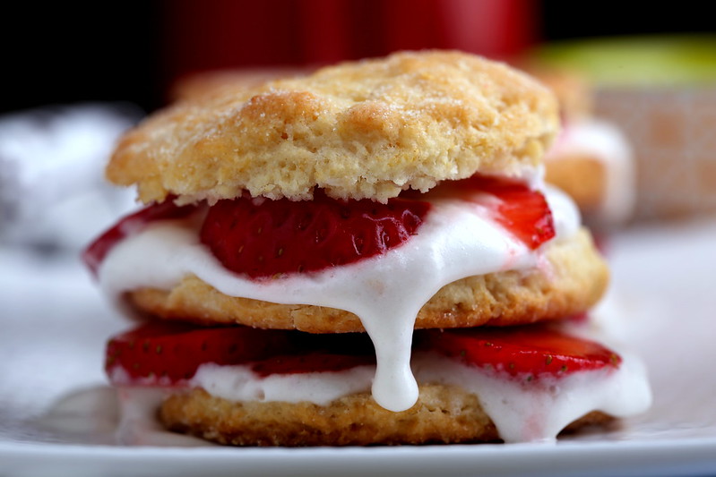 Strawberry Shortcakes with Coconut Whipped Cream