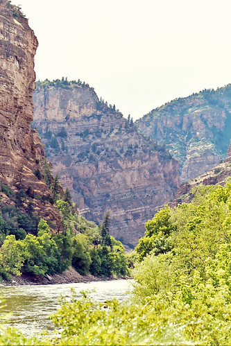 trees water river landscape scenery colorado canyon cliffs glenwoodsprings