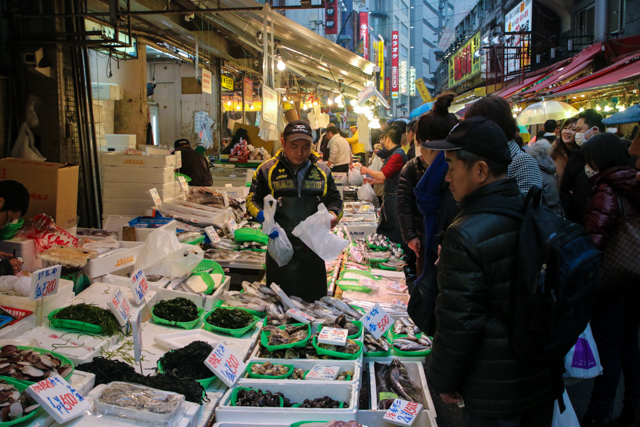 Seafood vendor