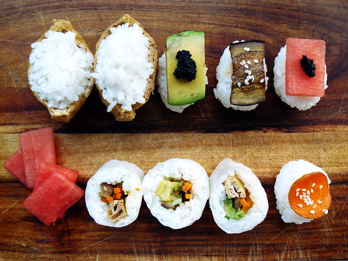 Sushi without nori
