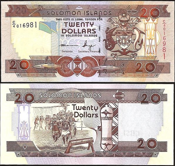 20 Dolárov Šalamúnove ostrovy 2006-11, Pick 28