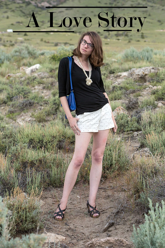 dotted, black and white, shorts, wyoming, never fully dressed, withoutastyle,