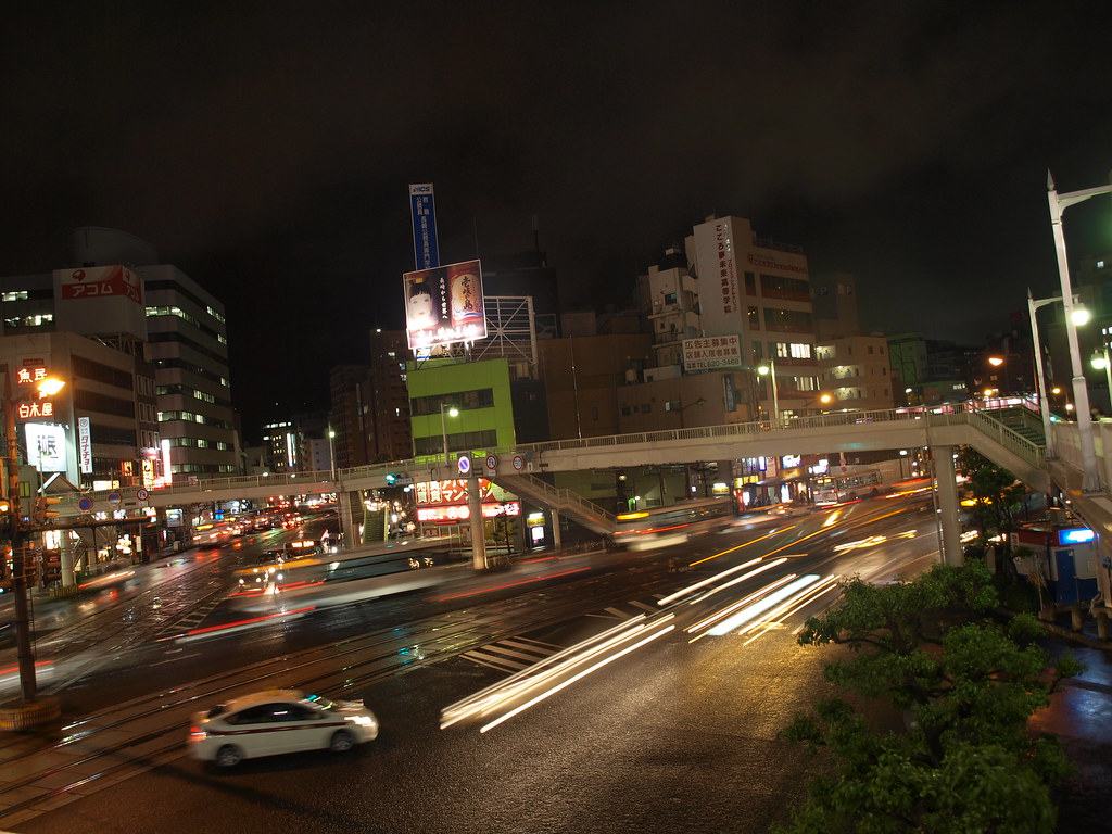 長崎駅前夜景