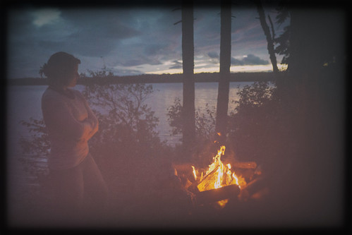 select maine camping sunset austinpong me northwoods lake pond trees campfire kat