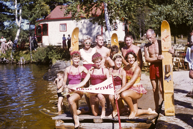 Kirk Kove Water Show Ski Team - 1955