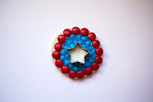 Captain America Shield Cookies #HeroesEatMMs #Shop