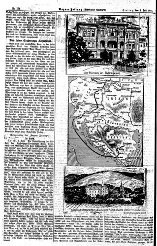  Bozner Zeitung, 3 July 1914 (Collection Friedrich Tessmann Library)