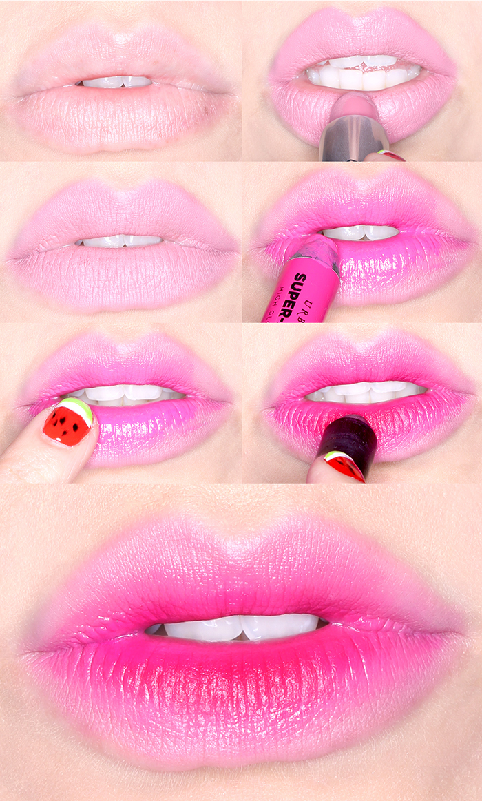 Popsicle stained lips (because summer is far from over in our book!). #beauty #makeup #lips