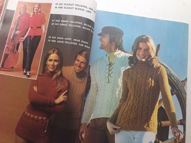 70s knitting patterns from 101 sweaters