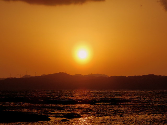b{̗[ibEbisu Island Sunset
