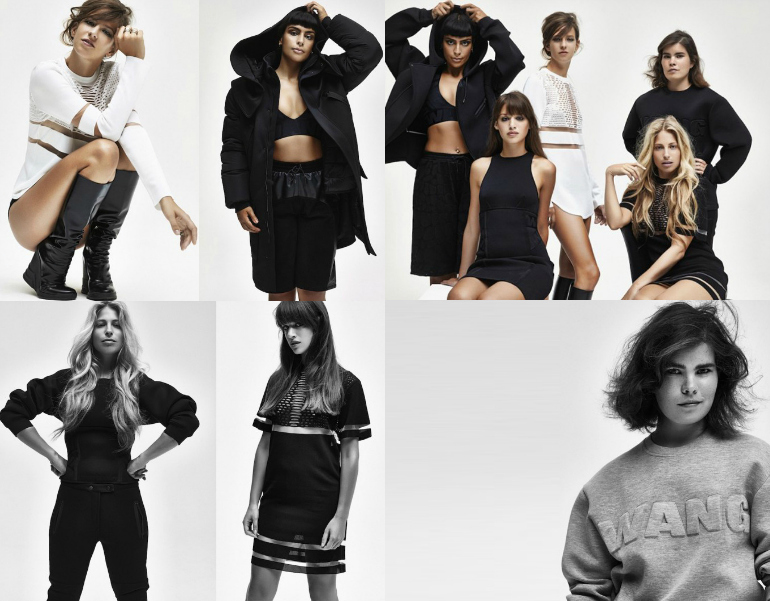 fashion is a party, fashion blogger, alexander wang x h&m, alexander wang x h&m lookbook, designersamenwerking h&m, alexander wang lookbook, alexander wang fall winter 2014, zwart/wit outfits, alexander wang x h&m preview