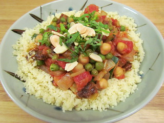 Moroccan Chickpeas and Couscous