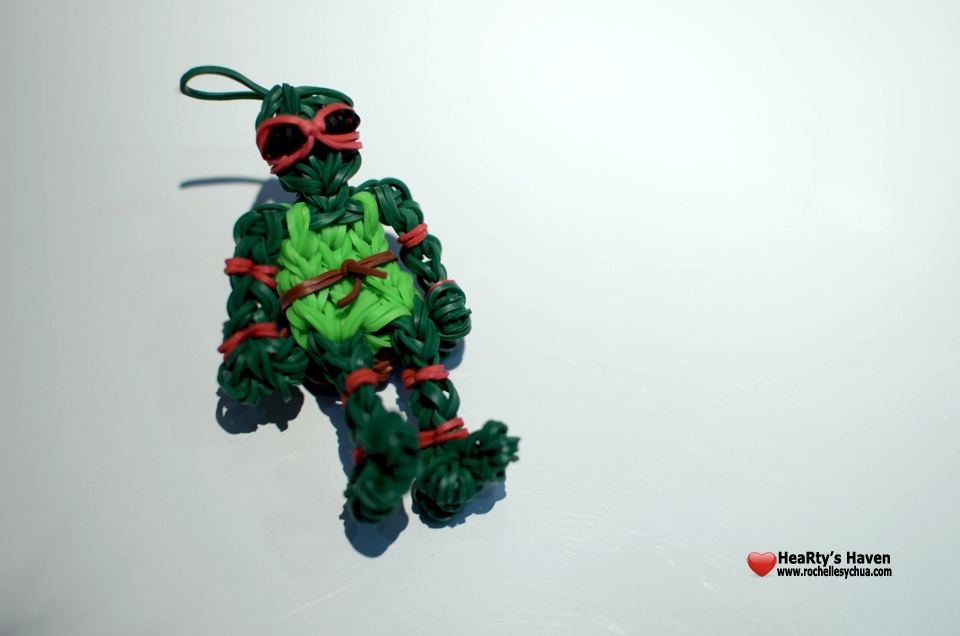 Raphael Teenage Mutant Ninja Turtle Loom Charm