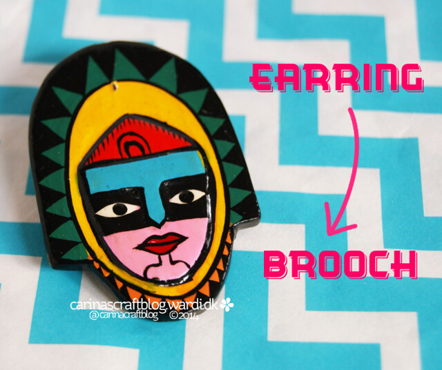 Earring to brooch