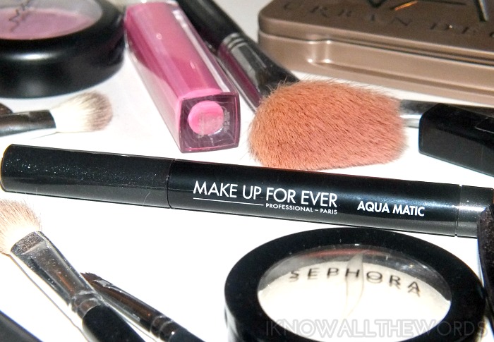 make up for ever aqua matic waterproof eyeshadow- Diamond Black D-10(9)