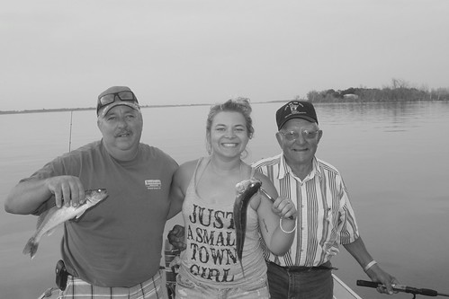 Three generations of harvesters. Turns out we can fish too!