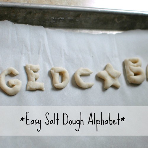 Salt Dough Alphabet