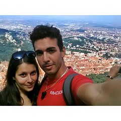#CoupleSelfie #Panoramic #view #Brasov  #TheRestlessOnes #AEGEE #TSU #Europe #Romania #traveler #wanderluster #youths