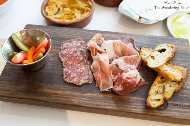 Italian salumi board with house made pickles