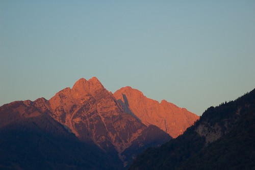 sunrise austria tirol alpenglow