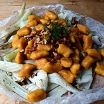 Carrot gnocchi with fennel en papillote