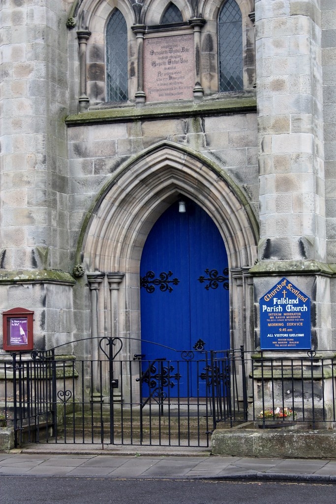 Falkland Scotland Blue Door