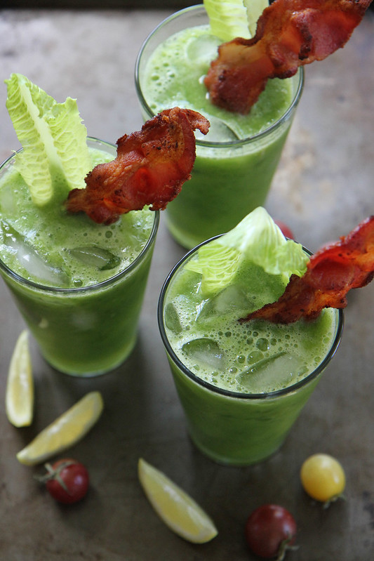 Spicy Green BLT Bloody Mary