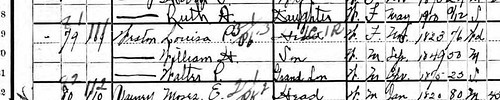 1900 Weston census