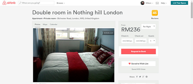 airbnb kido london page