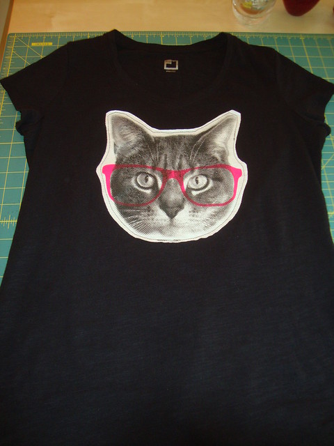 Cat shirt refashion