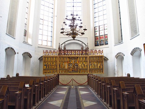 stmaryschurch rostock stmarienkirche altarpiece
