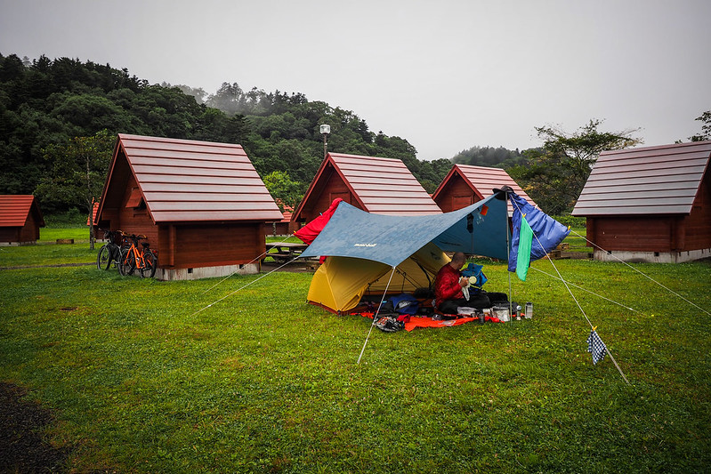 Chikushikoi Campground in Akkeshi, Hokkaido, Japan