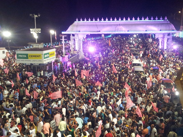 Celebrations in Hyderabad on Telangana formation day.