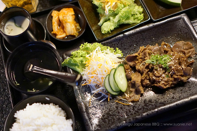 Gyukingu Japanese BBQ, Kota Damansara - short ribs boneless lunch