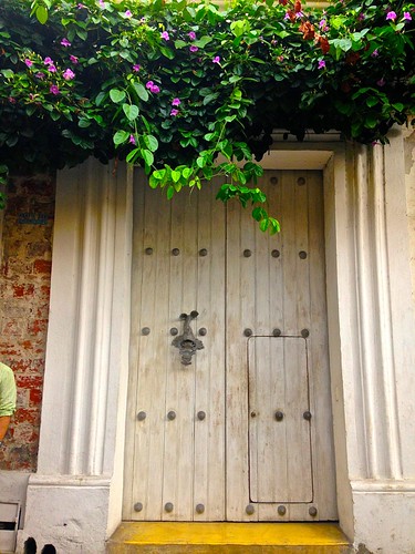 amazing door in Cartagena